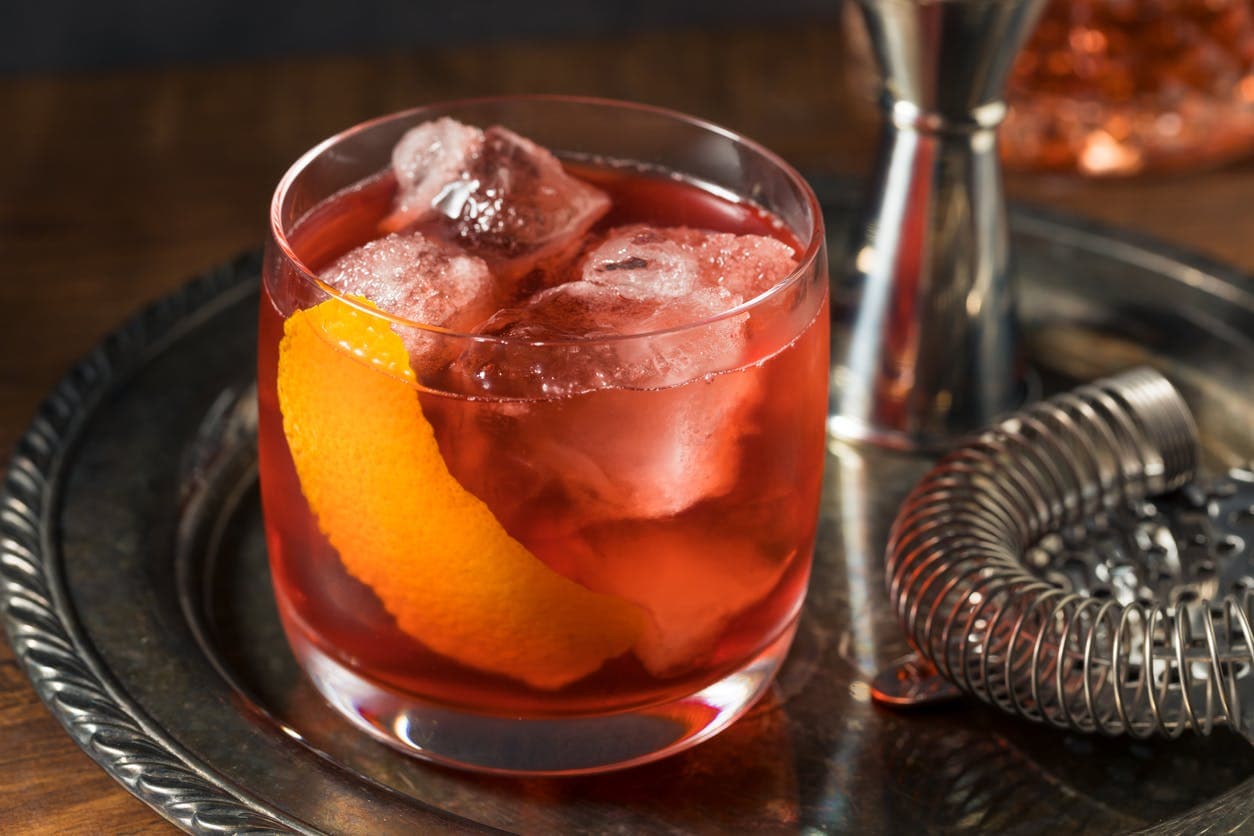 Boulevardier cocktail whisky