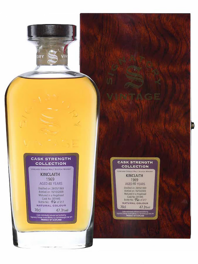KINCLAITH 40 ans 1969 Rare Reserve Signatory Vintage - secondary image - Independent bottlers - Whisky
