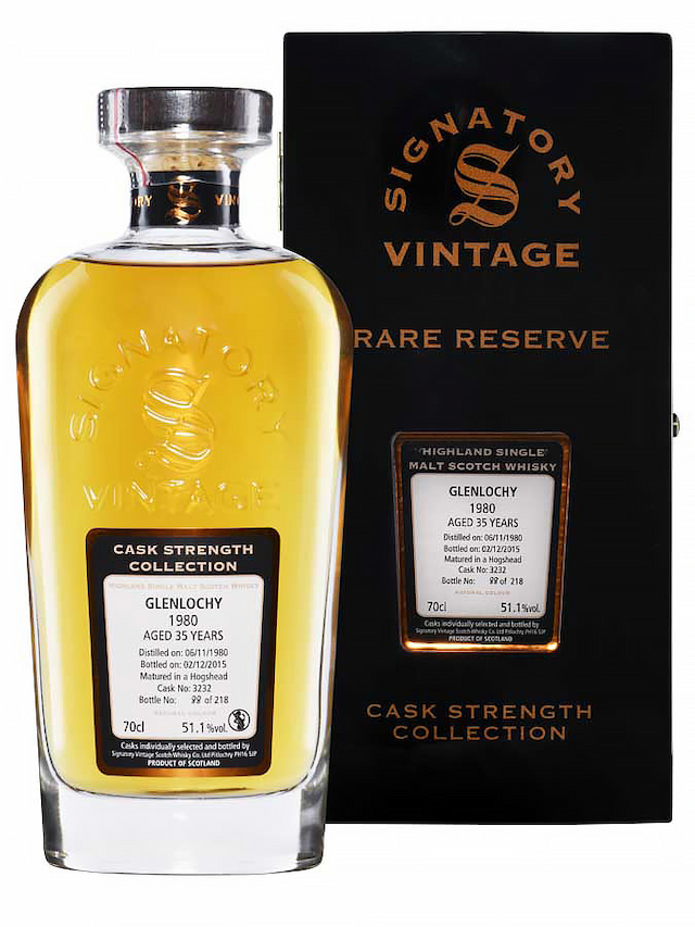 GLENLOCHY 35 ans 1980 Rare Reserve Signatory Vintage - visuel secondaire - Whisky Ecossais
