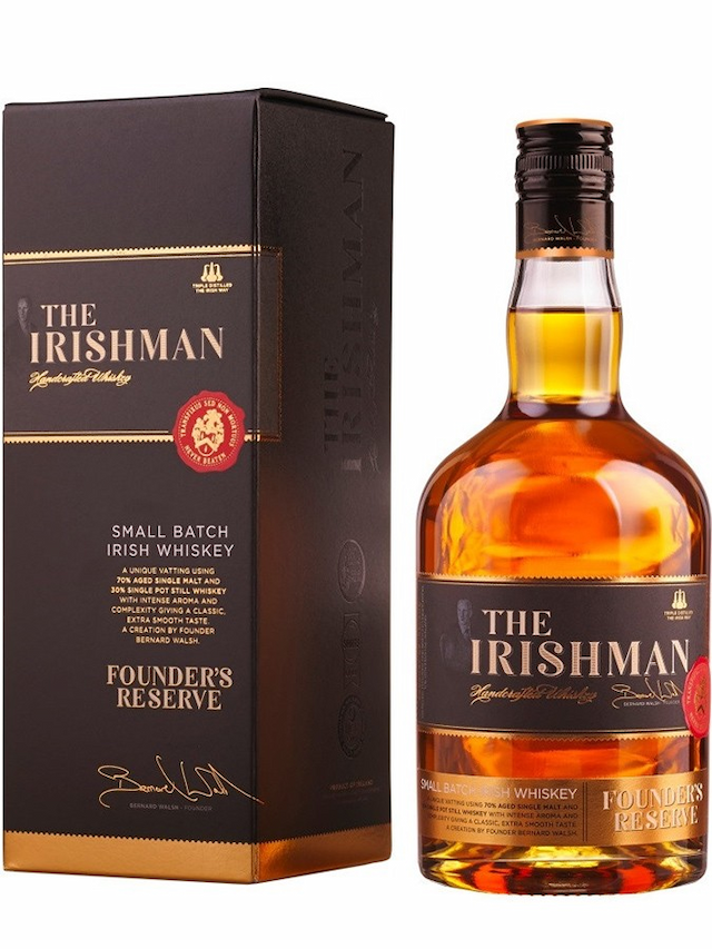 THE IRISHMAN Founder's Reserve - visuel secondaire - Whiskies à moins de 50 €
