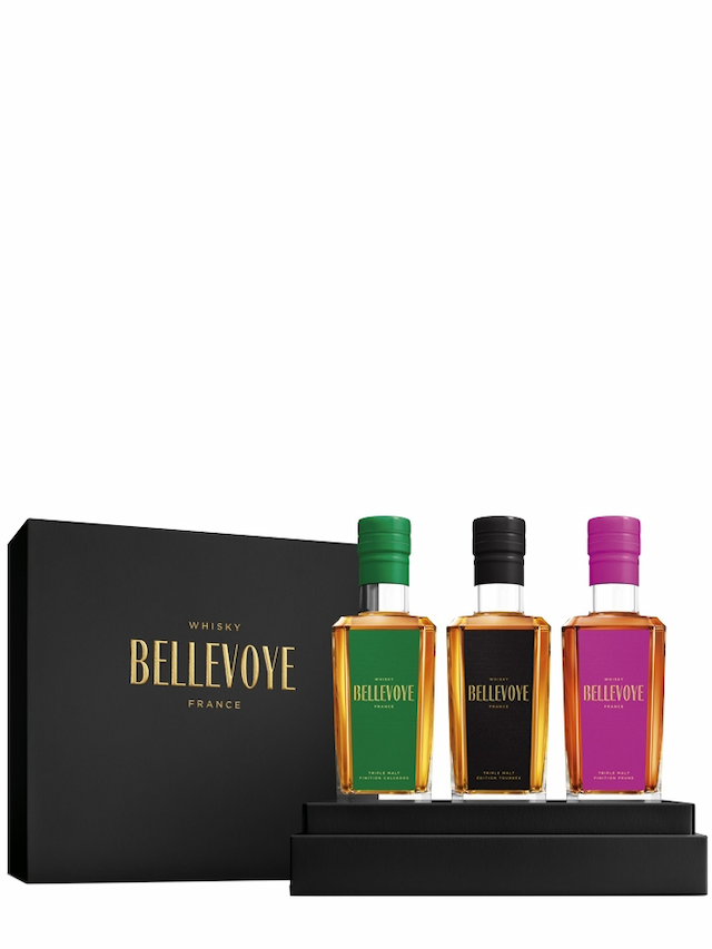 BELLEVOYE Coffret Tricolore Prestige - visuel secondaire - Whiskies à moins de 100 €