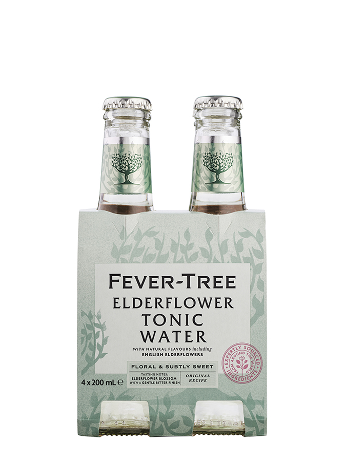 FEVER-TREE Elderflower Tonic Water 4 X 200 ML - visuel principal