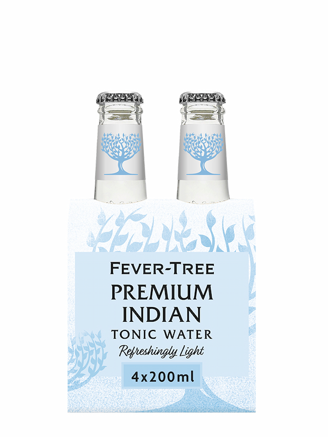 FEVER-TREE Refreshingly Light Indian Tonic Water 4 X 200 ML