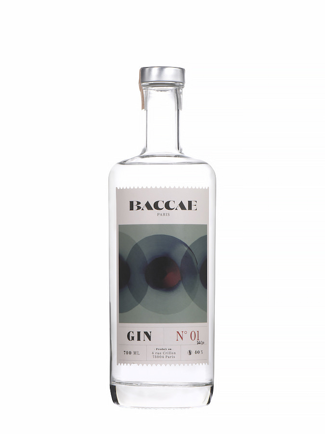 BACCAE PARIS Gin N°01 Bio - visuel secondaire - Embouteilleur Officiel
