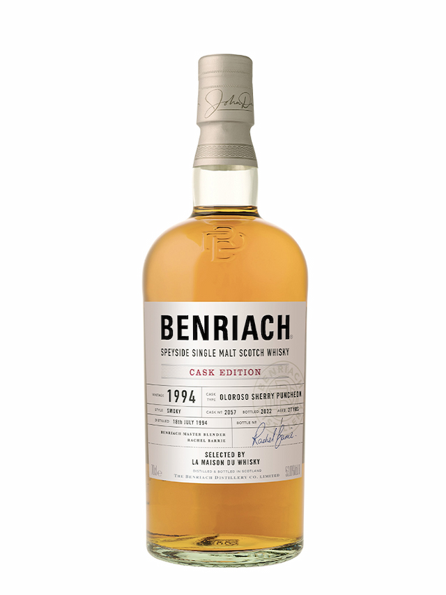 BENRIACH 27 ans 1994 First-Fill Smoky Oloroso Puncheon Single Cask 2057 Antipodes