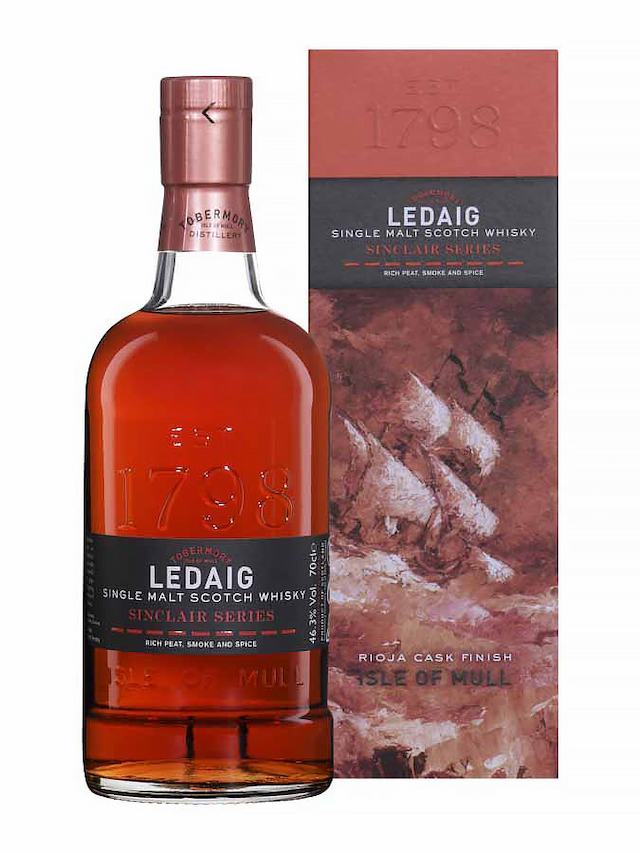 LEDAIG Sinclair Series Rioja Cask Finish - secondary image - Official Bottler