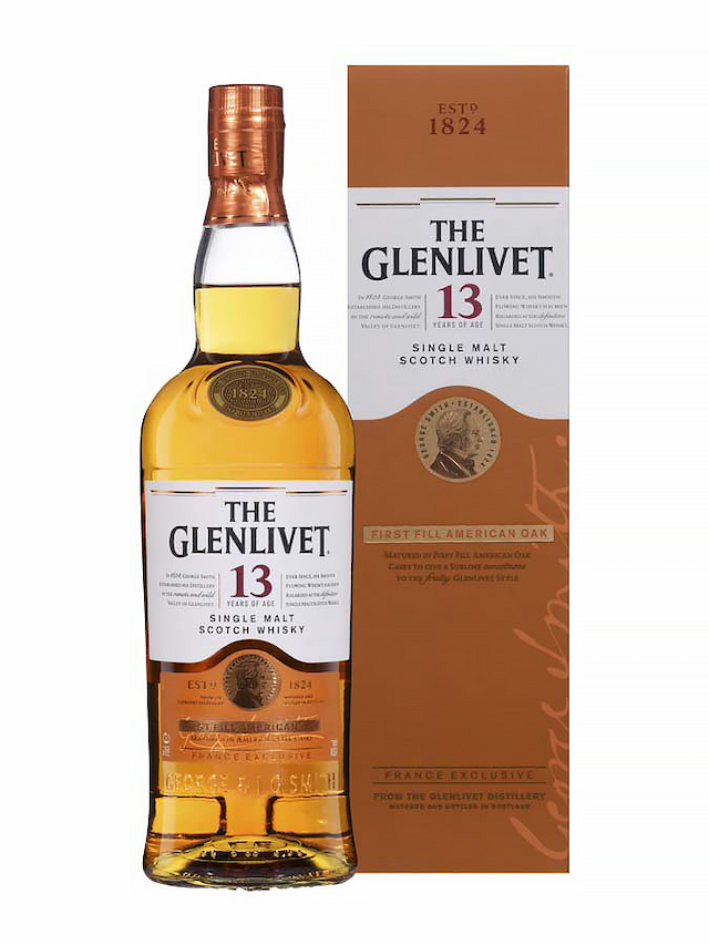 GLENLIVET (The) 13 ans First Fill American Oak - visuel secondaire - Whiskies à moins de 100 €