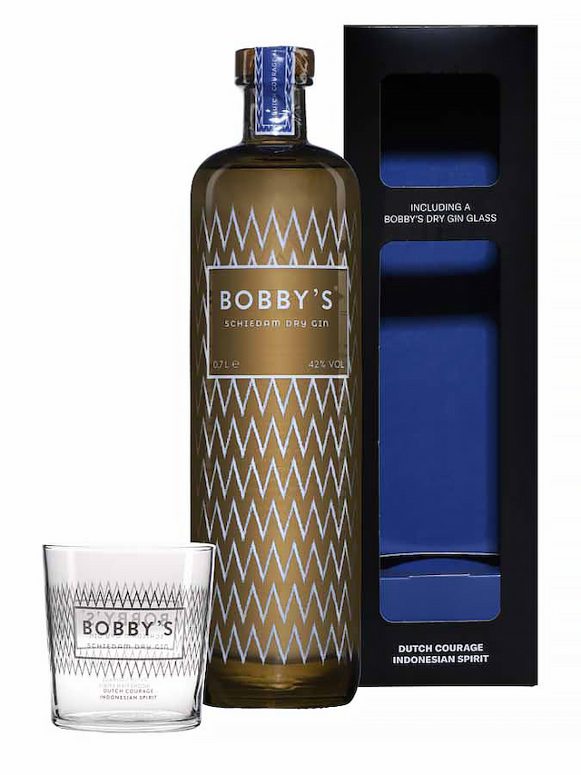 BOBBY'S Gin Coffret 1 verre - visuel secondaire - Embouteilleur Officiel