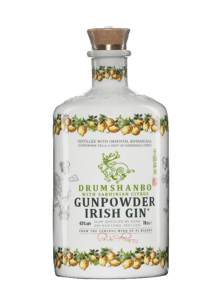 DRUMSHANBO GUNPOWDER Gin Sardinian Citrus Ceramic Bottle - secondary image - Official Bottler