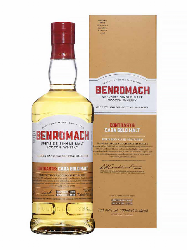 BENROMACH Cara Gold Malt - visuel secondaire - Whiskies à moins de 100 €