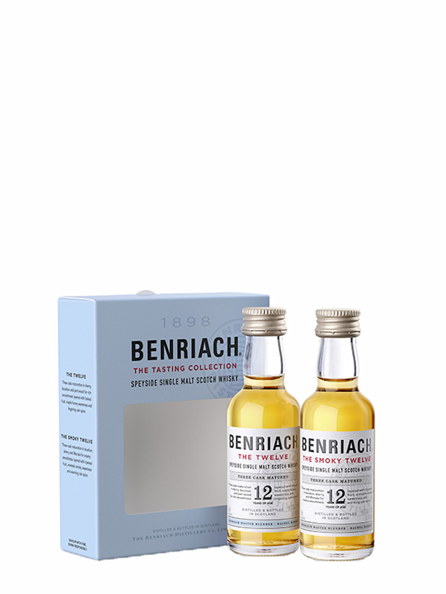 BENRIACH 12 ans The Twelve & The Smoky Twelve pack 2 mignonnettes - secondary image - World Whiskies Selection