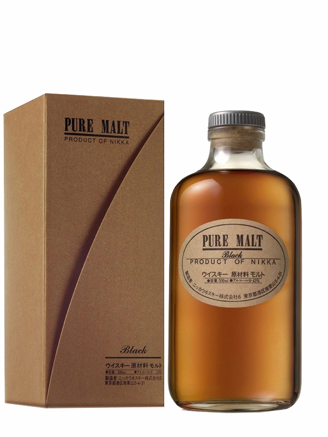 NIKKA Pure Malt Black - secondary image - Peated Japanese Whiskies