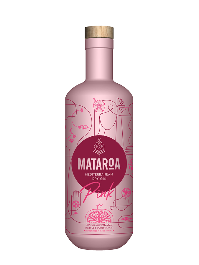 MATAROA Mediterrenean PINK Dry Gin - visuel principal