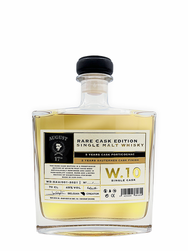 WAVE 7 ans Whisky Single Cask W.10 Finition Sauternes - secondary image - Whiskies less than 100 €