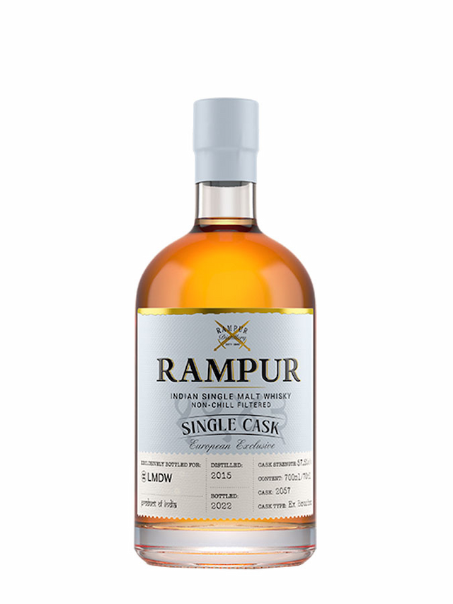 RAMPUR 2015 Bourbon Single Cask European Exclusive - secondary image - Whiskies less than 100 €