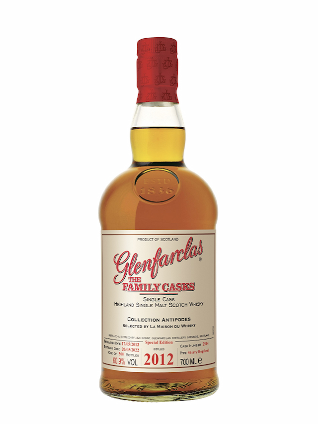 GLENFARCLAS 10 ans 2012 The Family Cask Sherry Hogshead Antipodes - secondary image - Whiskies