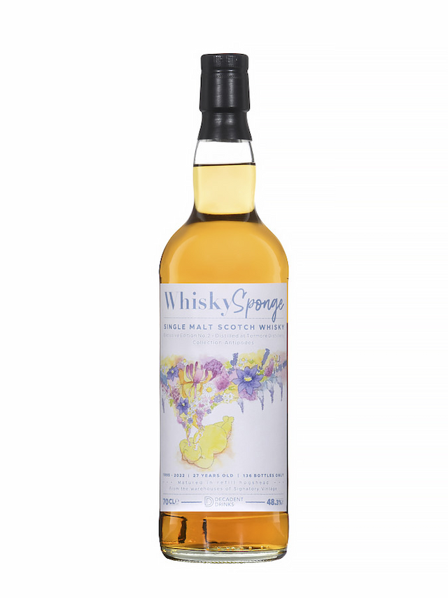 TORMORE 27 ans 1995 Whisky Sponge Antipodes D.D. - secondary image - Whiskies