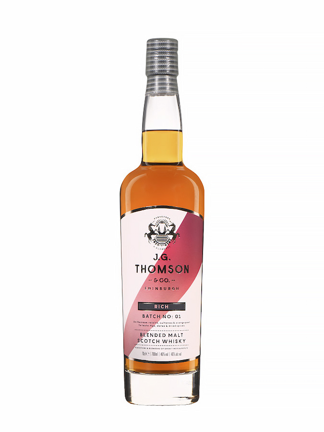 JG THOMSON Rich Blended Malt Scotch Whisky JG - secondary image - Whiskies less than 100 €