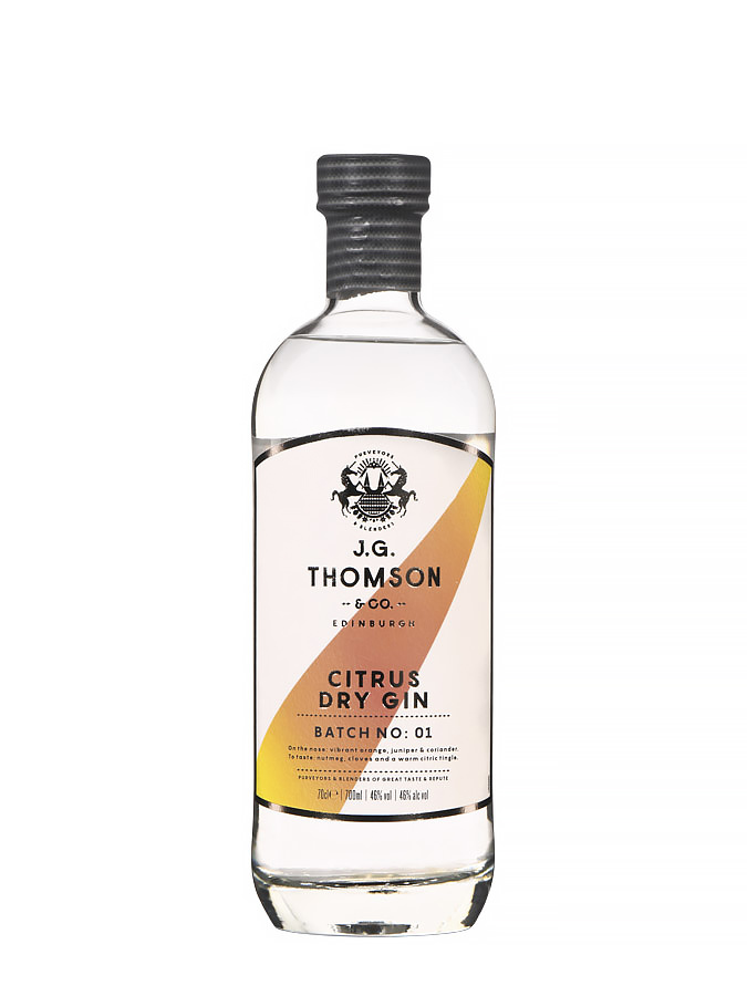 JG THOMSON Citrus Dry Gin JG - main image