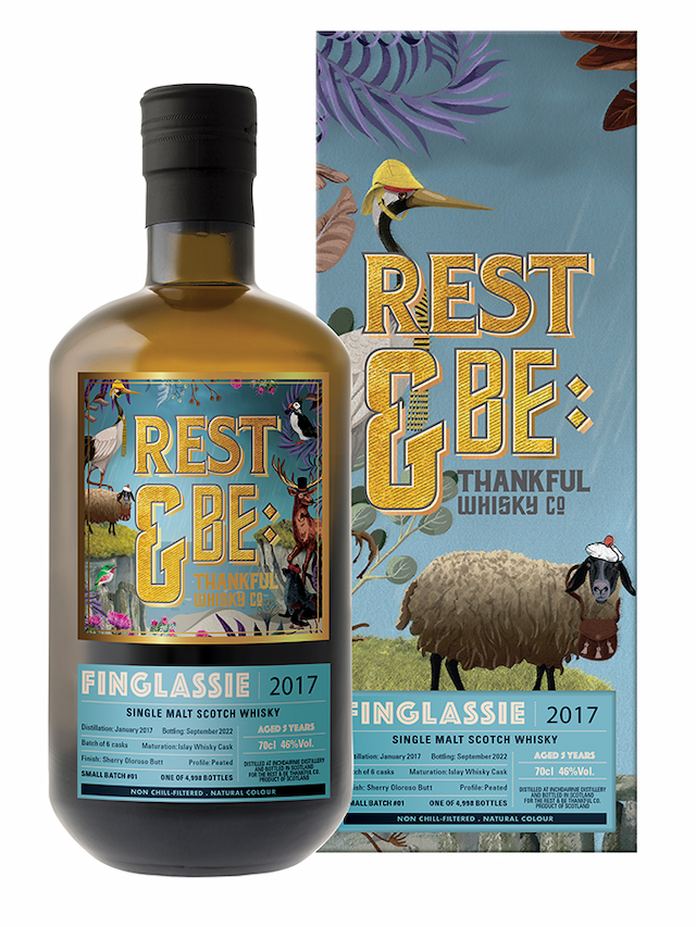 FINGLASSIE 5 ans 2017 Small Batch Sherry Finish Rest & Be Thankful - secondary image - Sélections