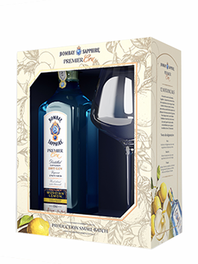 BOMBAY Sapphire Premier Cru Murcian Lemon Coffret 1 Verre - secondary image - British gins