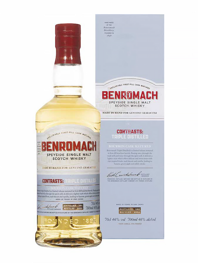 BENROMACH 2011 Triple Distilled