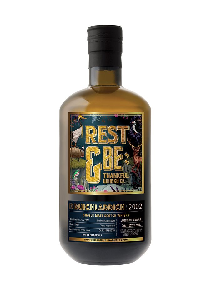 BRUICHLADDICH 20 ans 2002 Wine Cask Rest & Be Thankful - main image