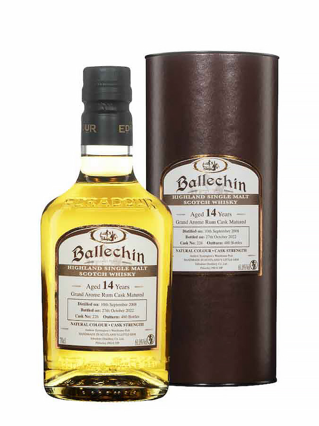 BALLECHIN 14 ans 2008 Grand Arome Rum Cask - secondary image - Whiskies