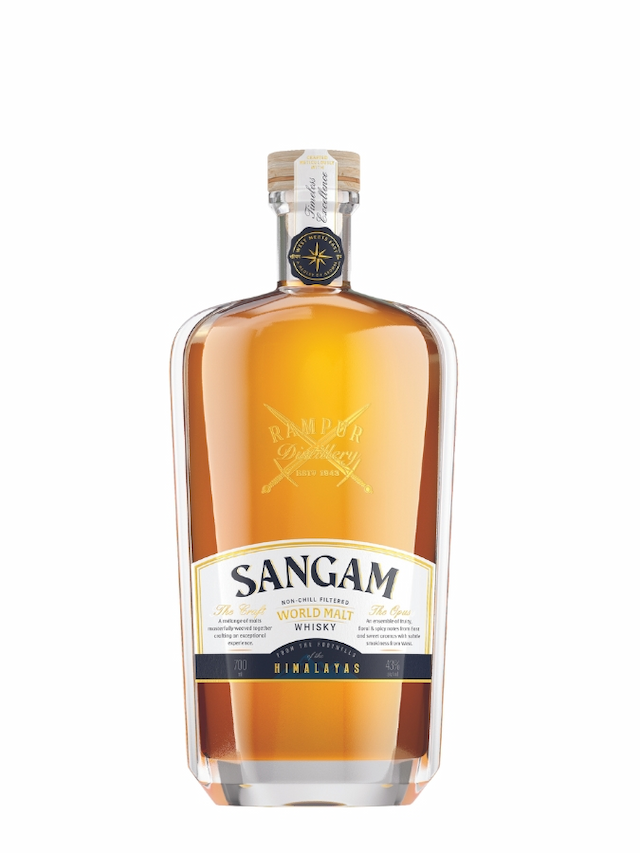 RAMPUR Sangam World Malt - secondary image - Whiskies less than 100 €