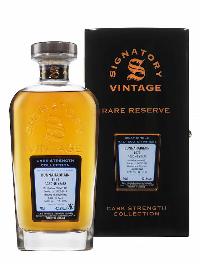 BUNNAHABHAIN 46 ans 1971 Rare Reserve Signatory Vintage - secondary image