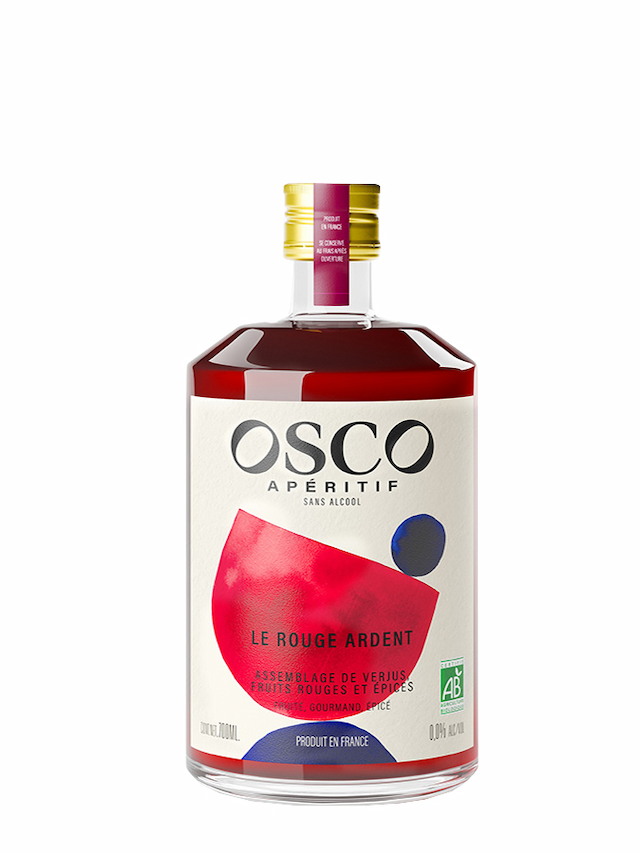 OSCO Le Rouge Ardent BIO sans alcool - visuel secondaire - Embouteilleur Officiel