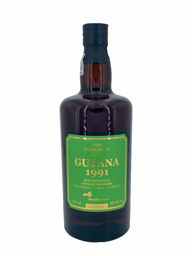 UITVLUGT 30 ans 1991 Guyana  Edition No. 7 The Colours of Rum W. S. - secondary image - Independent bottlers - rum