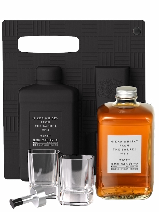 NIKKA From the Barrel Coffret Silhouette 2 Verres & Pourer - visuel secondaire - Les whiskies du Monde à moins de 60€