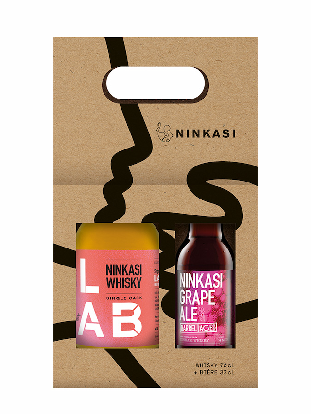 NINKASI Coffret Single Cask + Barrel Aged Grape Ale New Vibrations - secondary image - French whiskies aged in ex-wine casks