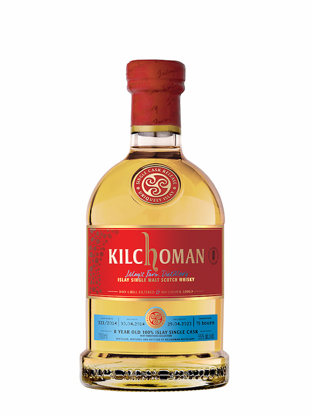 KILCHOMAN 8 ans 100% Islay Fermentation Variation 75h Bourbon Barrel Single Cask New Vibrations - secondary image - Whiskies