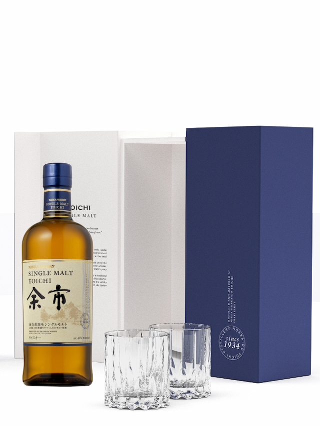 YOICHI Coffret Single Malt 2 verres Riedel - visuel secondaire - Les whiskies japonais tourbés