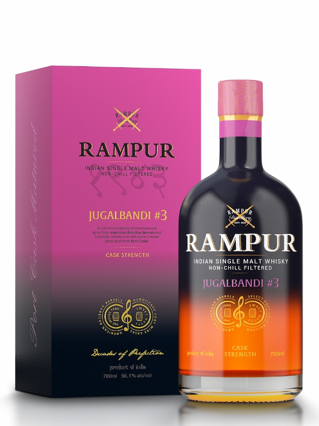 RAMPUR Jugalbandi Port Wine Cask - visuel secondaire - Whiskies à moins de 150 €