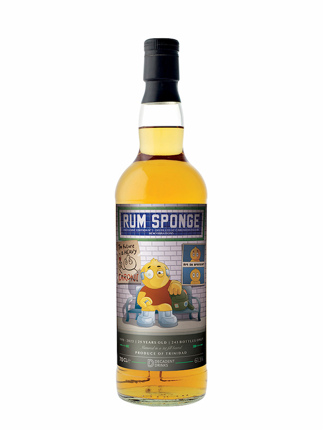 CARONI 25 ans 1998 Rum Sponge New Vibrations D.D. - secondary image - New rums of the world