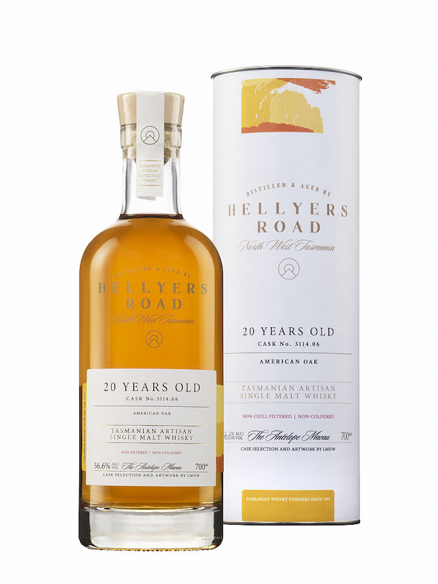 HELLYERS ROAD 20 ans 2003 Single Cask 3114,06 - secondary image - Official Bottler