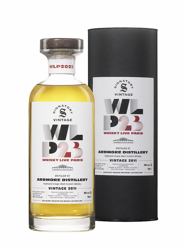 ARDMORE 12 ans 2011 Whisky Live Paris 2023 Signatory Vintage - secondary image - Whiskies less than 100 €