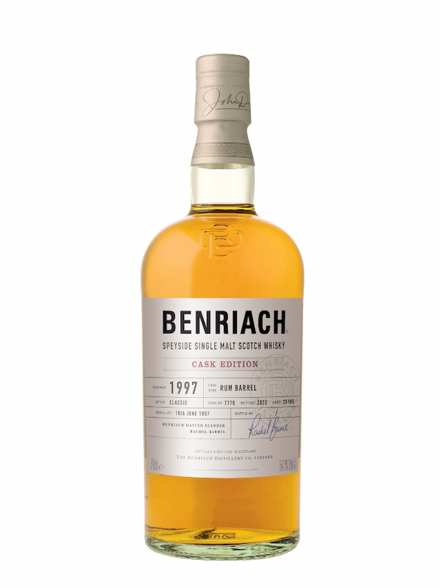 BENRIACH 25 ans 1997 Rum Barrel #7779 New Vibrations - secondary image - Whiskies
