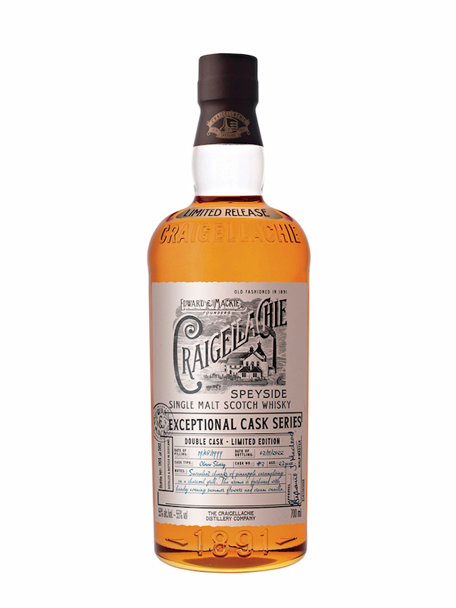 CRAIGELLACHIE 23 ans 1999 Oloroso Sherry Exceptional Cask Series New Vibrations