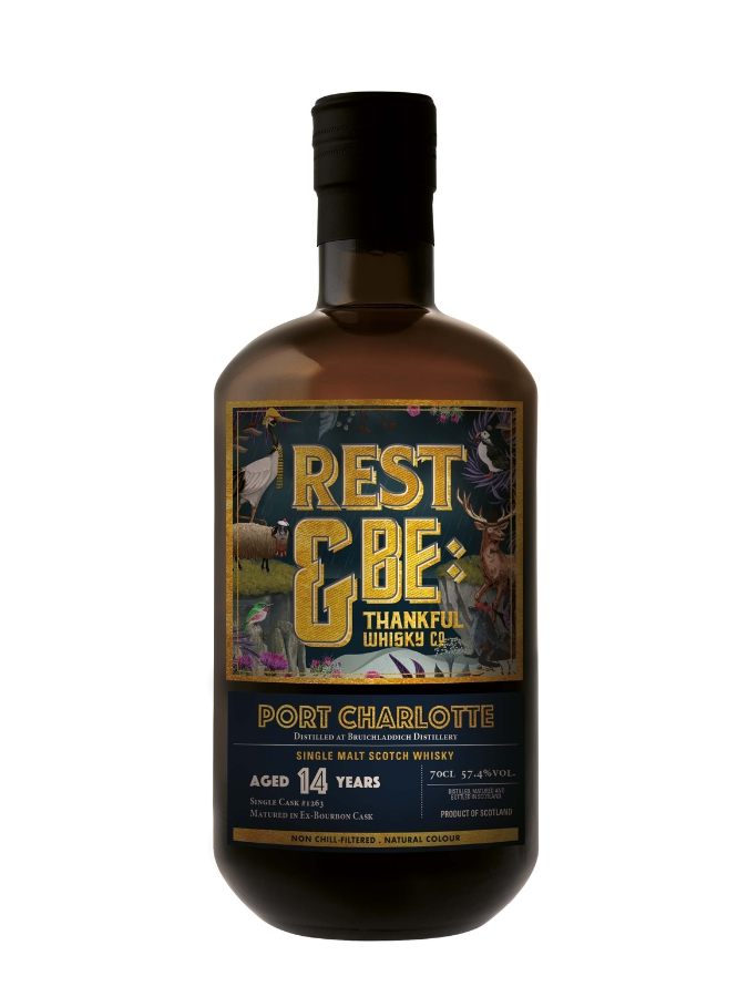 PORT CHARLOTTE 14 ans 2009 ex-Bourbon Cask Rest & Be Thankful - visuel principal