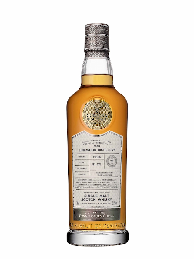 LINKWOOD 27 ans 1994 Refill Sherry Butt Connoisseurs Choice Gordon & Macphail - secondary image - Whiskies