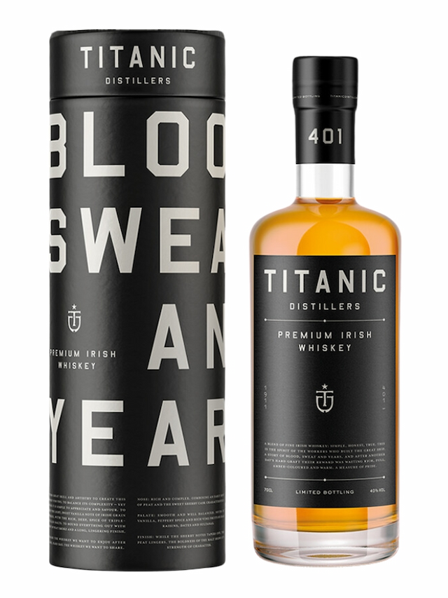 TITANIC DISTILLERS Premium Irish Whiskey - visuel secondaire - Whiskies à moins de 150 €