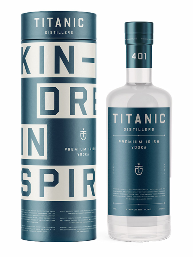 TITANIC DISTILLERS Premium Irish Vodka - visuel secondaire - Embouteilleur Officiel