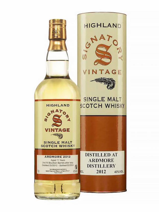 ARDMORE 11 ans 2012 Bourbon after Laphroaig Signatory Vintage - visuel secondaire - Whisky Ecossais