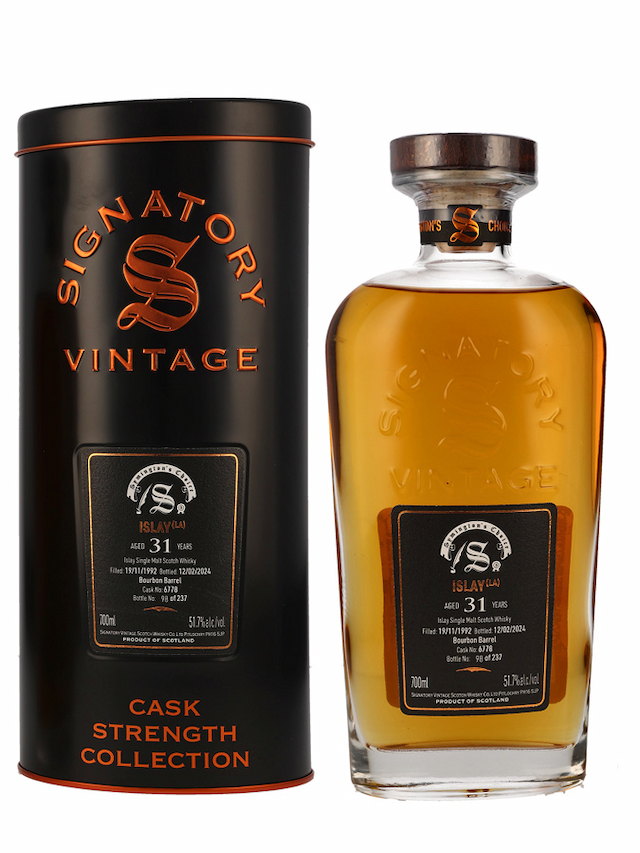 ISLAY 31 ans 1992 Bourbon Barrel #6778 Signatory Vintage - secondary image