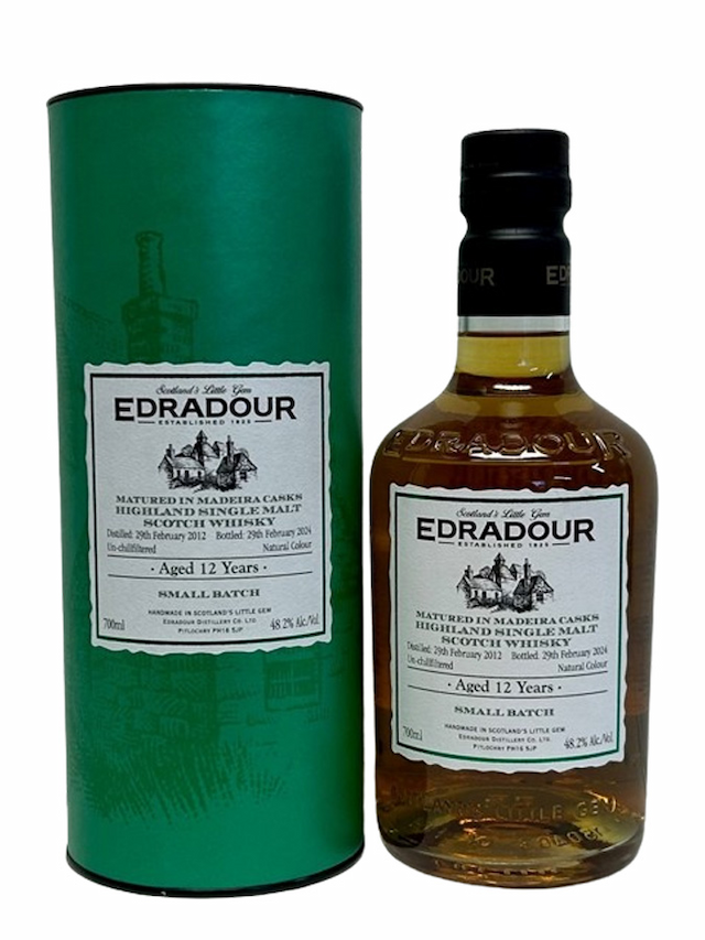 EDRADOUR 12 ans 2012 1st Fill Madeira Casks - secondary image - Whiskies less than 100 €