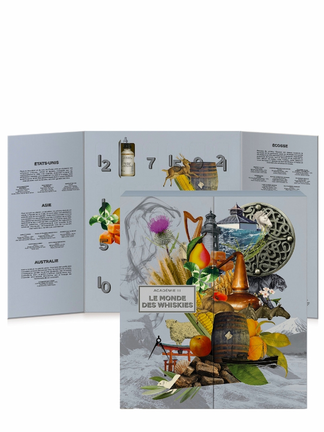 CALENDRIER DE L'AVENT Le Monde des Whiskies Coffret 24 x 2cl Foundations - visuel secondaire - Coffrets whiskies